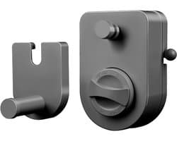 Waslijn Uittrekbaar - Intrekbare Lijn - Was Drogen - Doorhangvrij Design - 4.2 Meter - Grijs