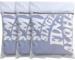 Waszakken voor Delicaten met Ritssluiting, Reisopslag Organiseer Tassen, Kleding Waszakken voor Blouse, Kousen, Broeken, Extra Sterk, Medium 16x20 3M)
