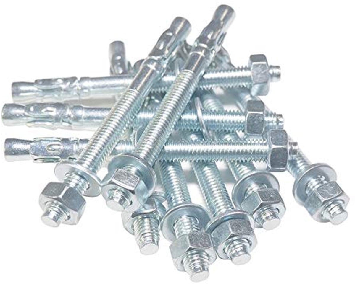 Zware Ankers - Boutanker Keilanker - Stevig Bevestigen - ETA Goedgekeurd - M8 x 85mm - Verzinkt — afbeelding 1