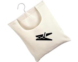 Wasknijperzak 32x28 cm - Canvas met draaibare haak - Ruimte voor wasaccessoires - Geschikt voor binnen en buiten - ShopVlot