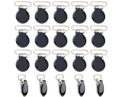 20 stuks ijzeren zware tapijthangclips 3.5x2.8cm zwarte metalen clip voor het ophangen van tapijten wandclips tapijtgrippers zware clips voor tapijt handdoek sjaal