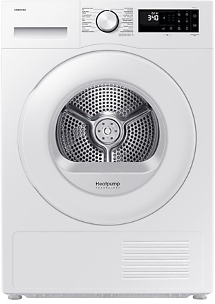 Samsung DV9UDG52A0TEEN- Wasdroger | Wit | 9 kg | OptimalDry | AI Control | Hygiene Care | SmartThings | WIFI — afbeelding 1