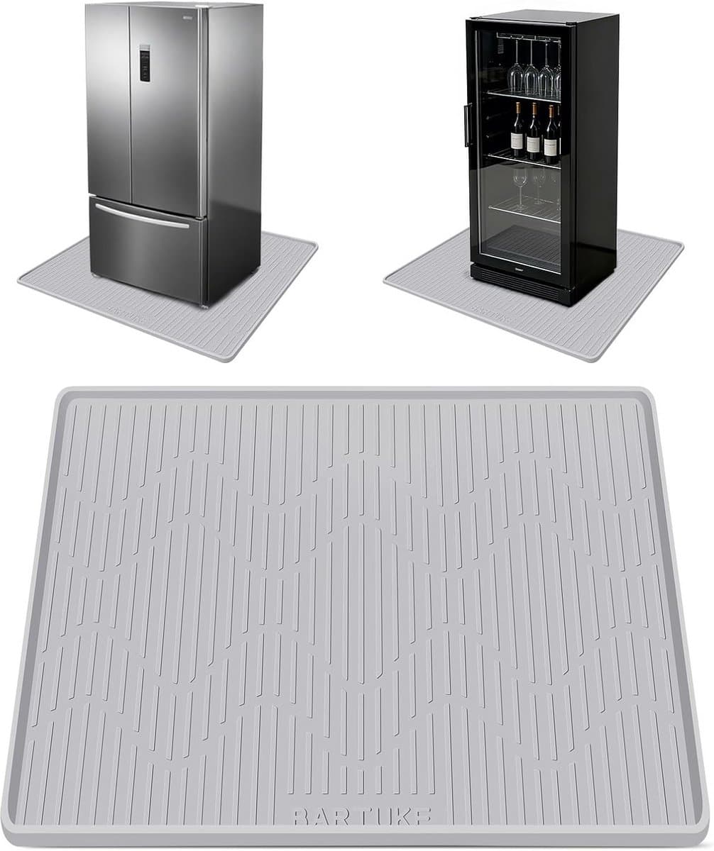 Lekvrije Siliconen Waterdichte Opvangbak voor Wasmachine, Koelkast en Droger (60x60 cm) — afbeelding 1
