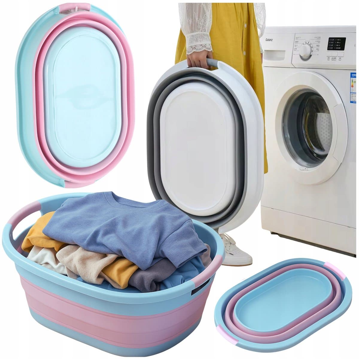 Opvouwbare Silicoen Wasbak 25L - Ruimtebesparend en Multifunctioneel — afbeelding 1