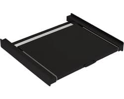 Tussenstuk Wasmachine & Droger met Uitschuifbare Plank XL – Zwart - Bodo