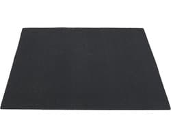 Naturn Living Anti Trillingsmat Wasmachine en Wasdroger - 60 x 60 x 0,3 cm - Trillingsdemper - Geluidsdempende Antislip Mat - Rubber Mat - Zwart