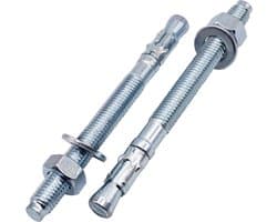Wigankers - Metalen pluggen - Vastzetten Constructies - Verzinkt Staal - M12 x 160 mm — afbeelding 1
