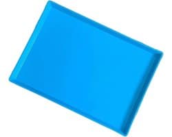 Grote Lekbak Kunststof - Waterdichte Opvangbak - Apparaten Beschermen - Hoge Drukbestendigheid - 74x50x3cm - Blauw