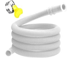 Afvoerslang - Flexibele Buis - Water Afvoeren - Lekvrije Kwaliteit - 16mm Binnendiameter - Beige