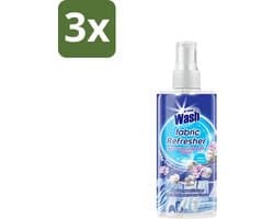 At Home - Wash - Textielverfrisser - Fresh Cotton - Neutraliseert Onaangename Geuren - 300 ml - Bulkverpakking - 3 stuks