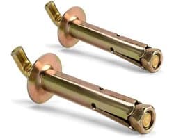 Expansiehuls Ankerbouten - Muurbouten Keilbouten - Zware Bevestigingen - Speciale Expansie Ankerhaak - M10 100 mm - C (K
