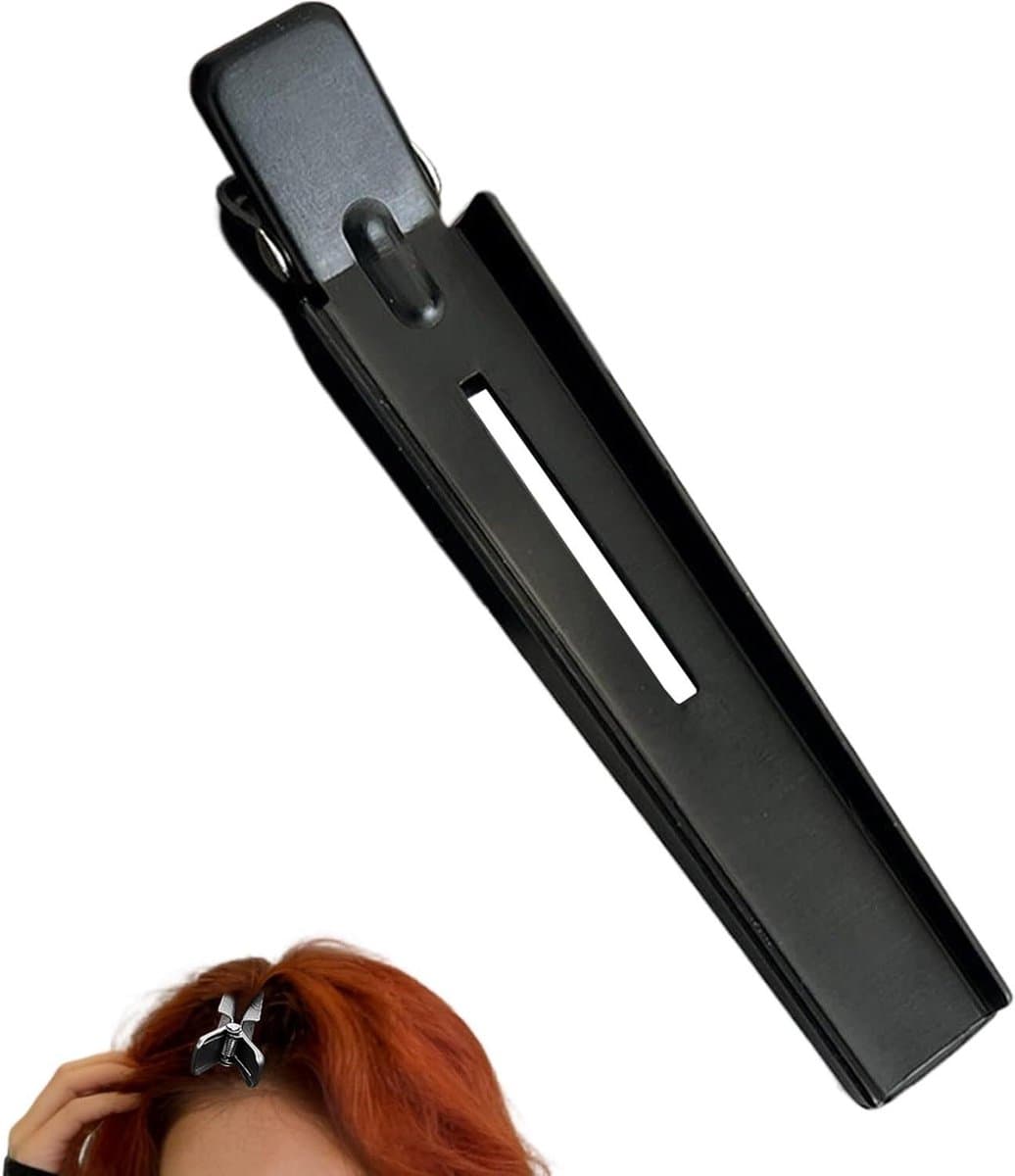 Haarspelden Set - Eendenbek Klemmen - Make-up Styling - Laat Geen Sporen Na - 10 x 1.8 cm — afbeelding 1