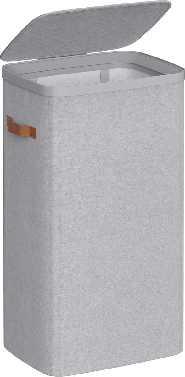 SONGMICS - Wasmand - Wassorteerder - Met Deksel en Handgrepen - 100L wasmand - Grote Capaciteit — afbeelding 1