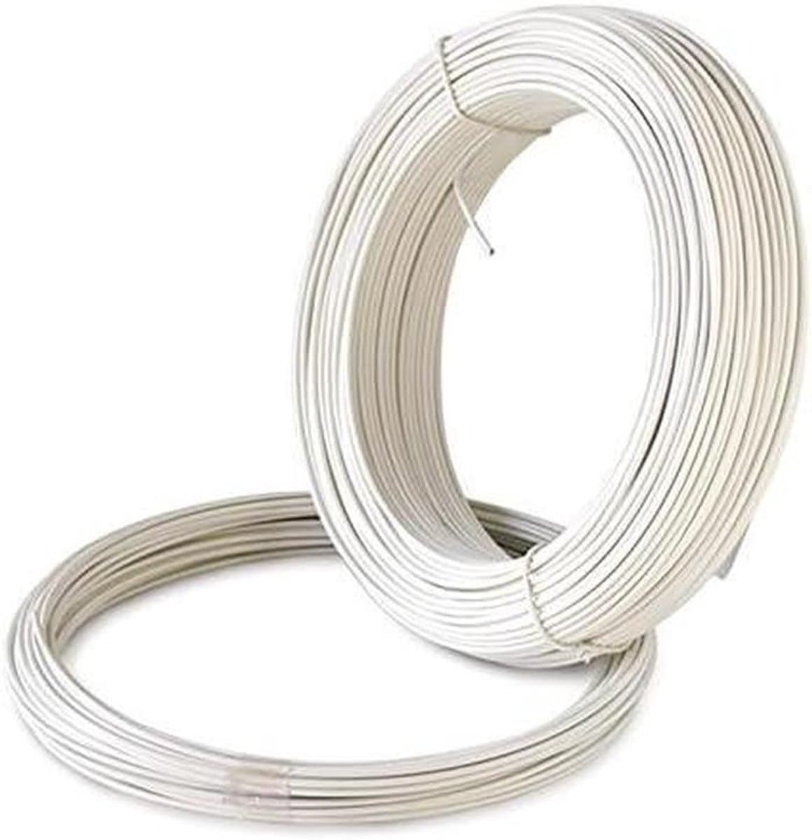 Waslijn Draad - Kledinglijn - Kleding Drogen - Zink Coating - 20 Meter - Wit — afbeelding 1