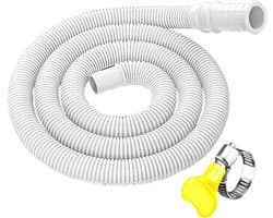 Afvoerslang Airco - Condensslang - Waterafvoer - Verstelbare Klem - 3-5 Meter - Grijs
