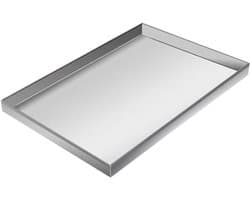 Opvangbak Wasmachine - Lekbak Airco - Condenswater Opvangen - Roestvrij Staal 304 - 80x60cm - Zilver