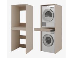 Wasmachine Ombouw - Opbouwmeubel - Kast Wasdroger - Meubel - functioneel — afbeelding 1