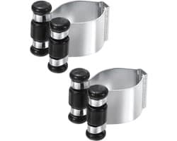 Pool Keu Clips - Keu Houder - Keus Opbergen - Ruimtebesparend Ontwerp - 2 Stuks - Zilver