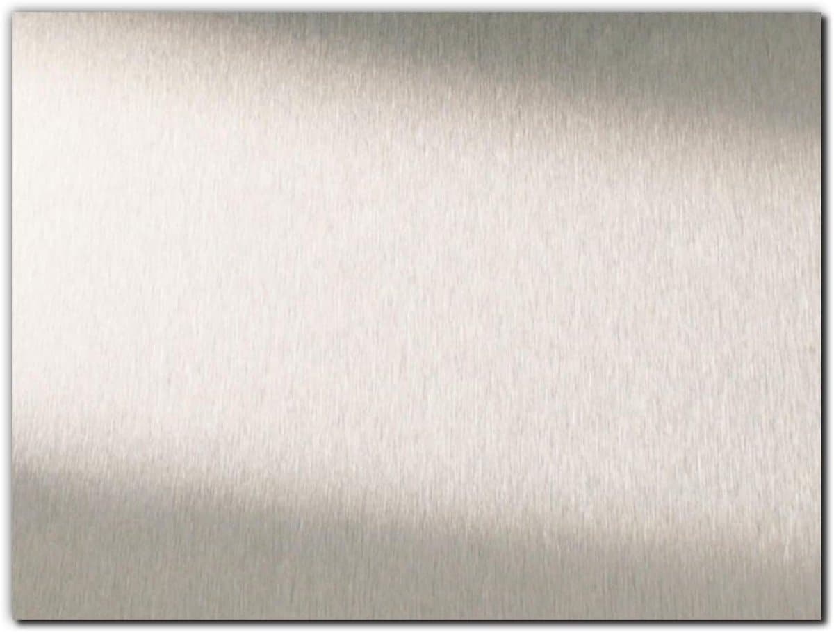 Aluminium composietplaat 15 x 20 cm - zilver geborsteld - weerbestendig - ideaal voor binnen en buiten - ShopVlot — afbeelding 1