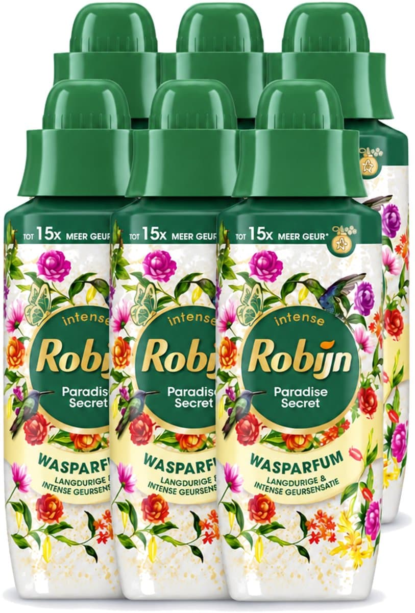 6 x Robijn – Wasparfum – Paradise Secret – 342 ml - Voordeelverpakking - 6 stuks — afbeelding 1