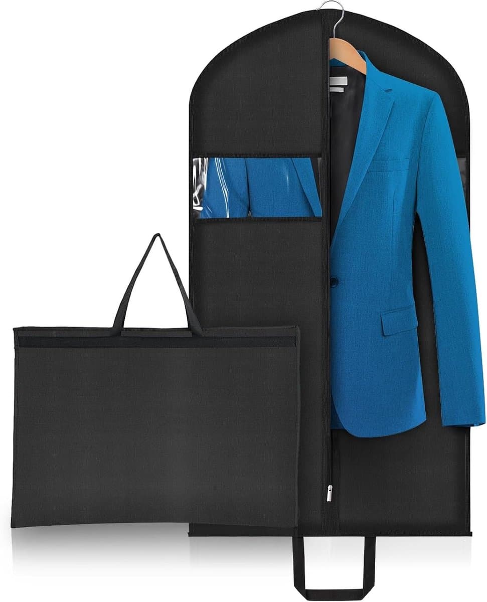Vouwbare Kledinghoes 110 x 60 cm met Handvatten voor Bescherming en Opslag van Kleding — afbeelding 1