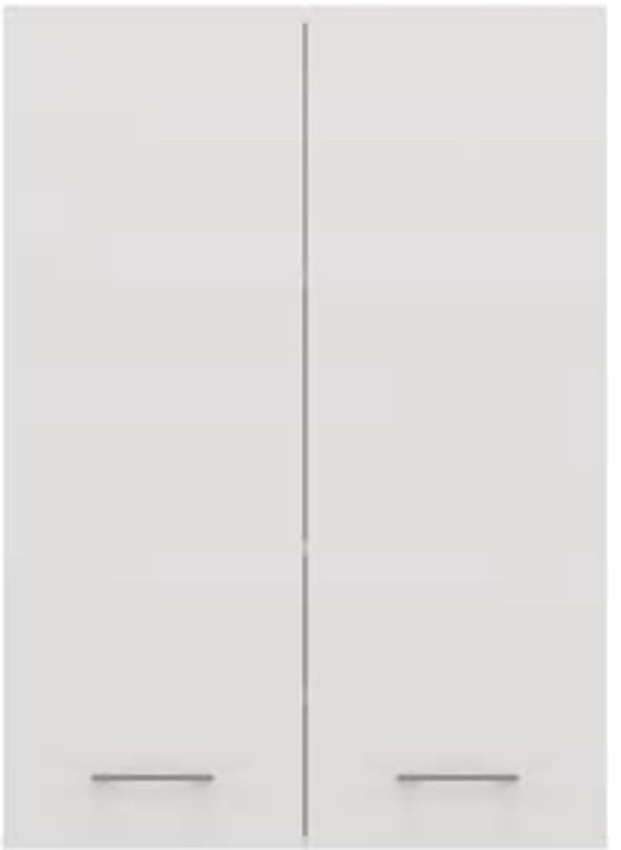 Wasmachine Hangkast met 4 Planken - Badkamer Plank voor Handdoeken en Reinigingsmiddelen - Mat Wit — afbeelding 1