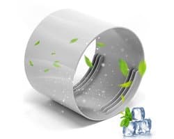 Dailygoods - Afvoerslang Adapter - Flexibele PVC Slangverbinder - 150mm - Air Conditioning - Voor luchtbehandeling - Geschikt voor diverse toepassinge...