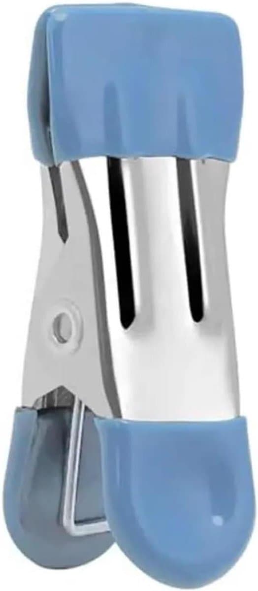Knijpers Kleding - Waslijn Clips - Kleding Drogen - Roestvrij Staal - 50 Stuks - Blauw — afbeelding 1
