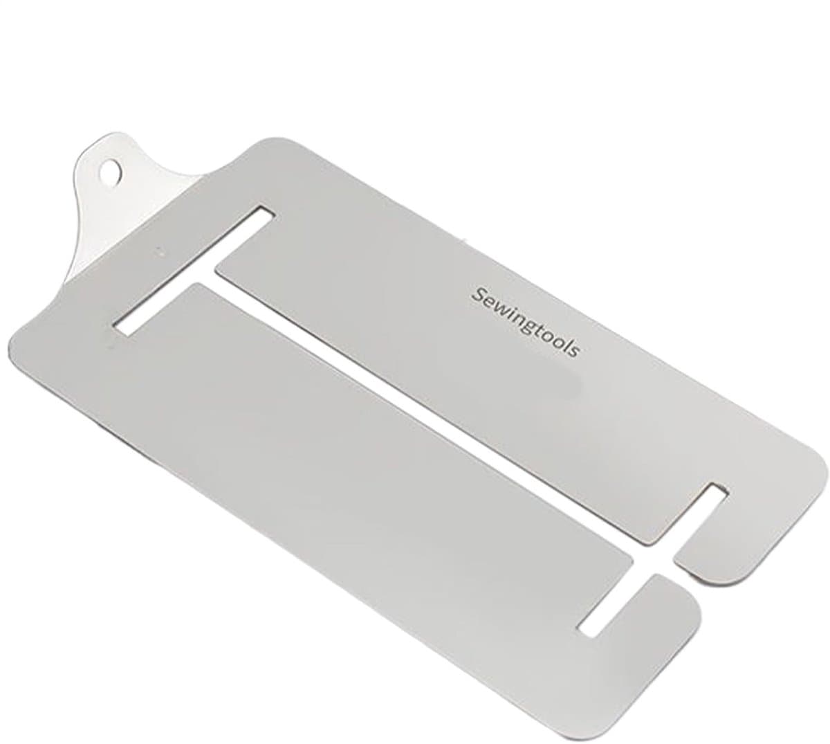 Naaiklemmen - Zoomklemmen Stofclips - Precisie Naaiwerk - Dubbel Naadgeleidingssysteem - 10 x 6 x 1 cm - Zilver — afbeelding 1