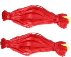 Fruitnetzakken - Opbergzakken Groente - Fruit Bewaren - Sterke Elasticiteit - 35 cm - Rood