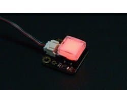 Gravity: LED-schakelaar vierkant voor Arduino / micro:bit DFR0789