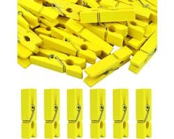 50 stuks Mini Houten Knijpers voor Foto's, Kaarten en Knutselen