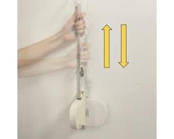 Ruimtebesparende Plafondwasdroger - 120 cm | Eenvoudige Bevestiging | Droogt Sneller | Voor Binnen en Buiten