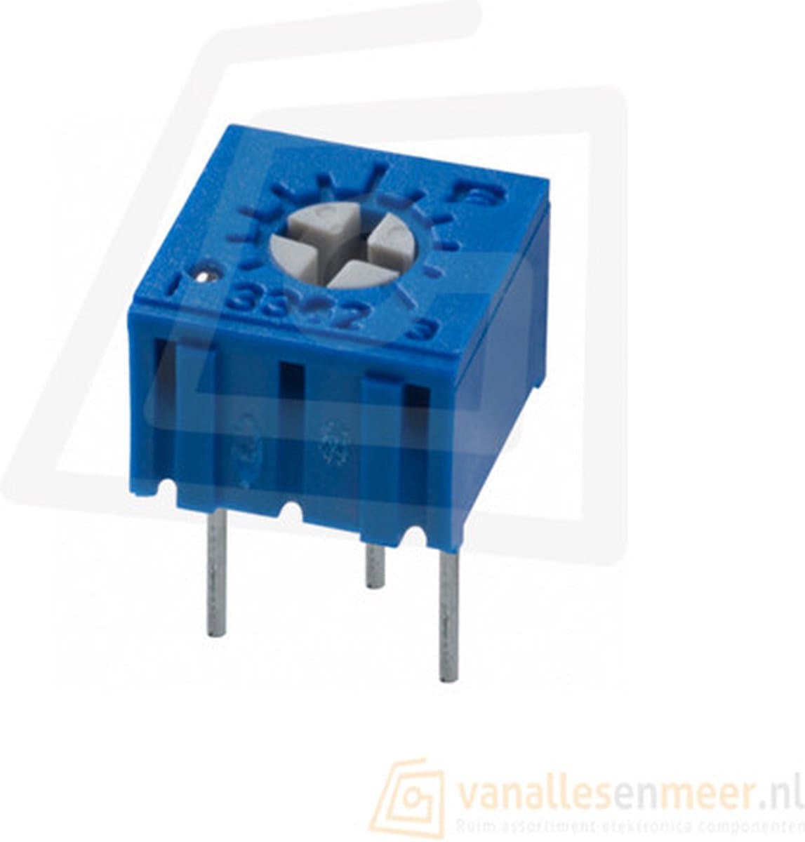 3362P 104 Weerstand regelbaar / precisie potentiometer 100K Ohm — afbeelding 1